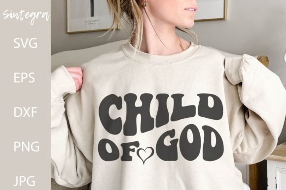 Child of God SVG File: A Faithful Addition to Your Embroidery Projects