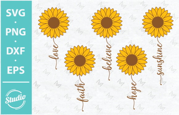Faith Hope Love Svg, Sunflower Svg 5 Review: A Warm and Versatile Embroidery Design