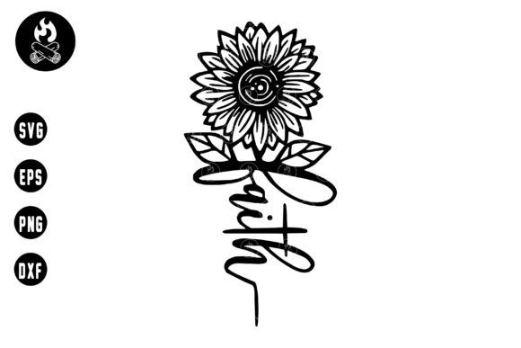 Faith Sunflower: A Bright Addition to Your Embroidery Projects