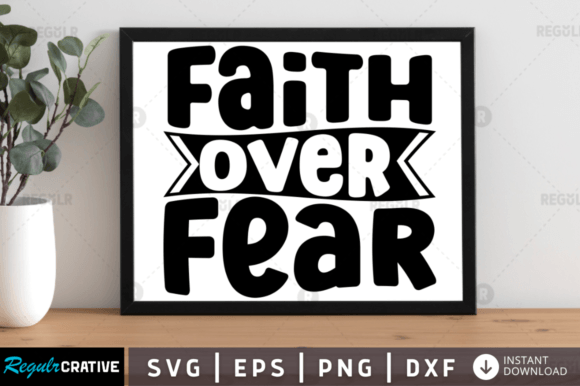 FREE Faith over Fear Embroidery Design Review
