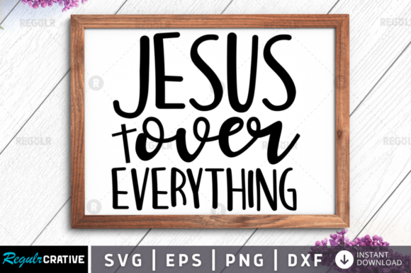 FREE Jesus over Everything Embroidery Design Review