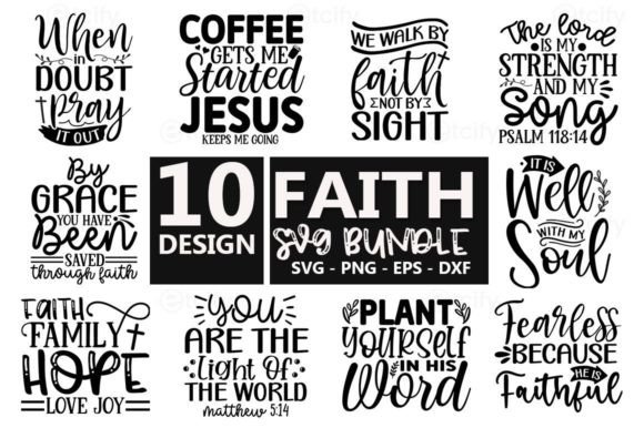 Review of Faith Quotes SVG Bundle for Embroidery Projects