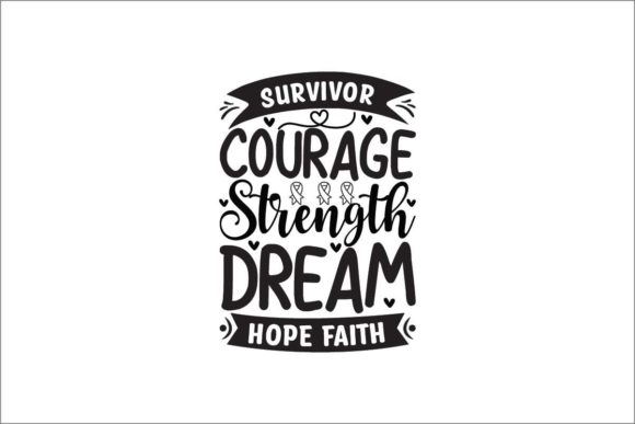 Survivor Courage Strength Dream Hope Faith Embroidery Design Review