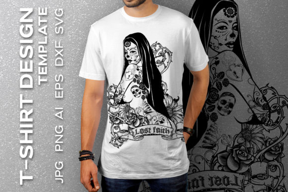 T-Shirt Design the Woman Lost Faith SVG Review