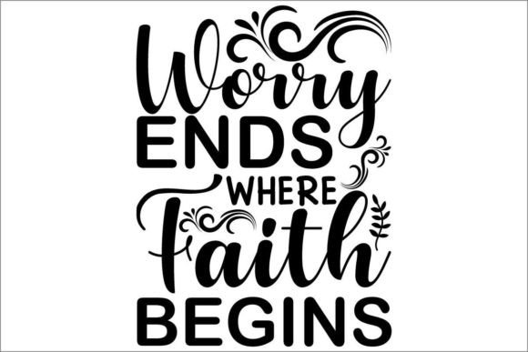 Worry Ends Where Faith Begins Embroidery Design Review